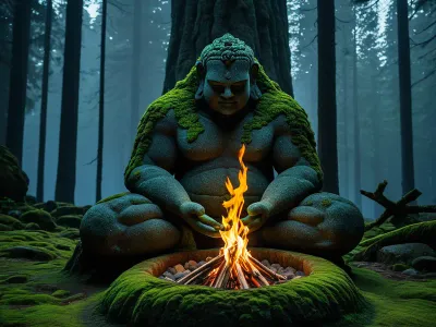 Hot Stone Cooking Myth Meaning & Symbolism