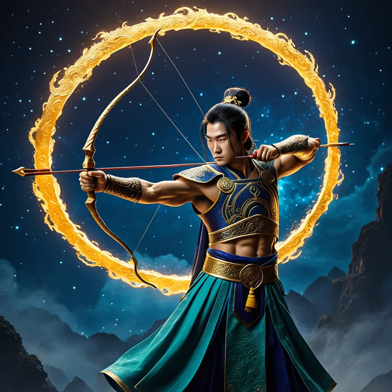 Hou Yi the Divine Archer Myth Meaning & Symbolism