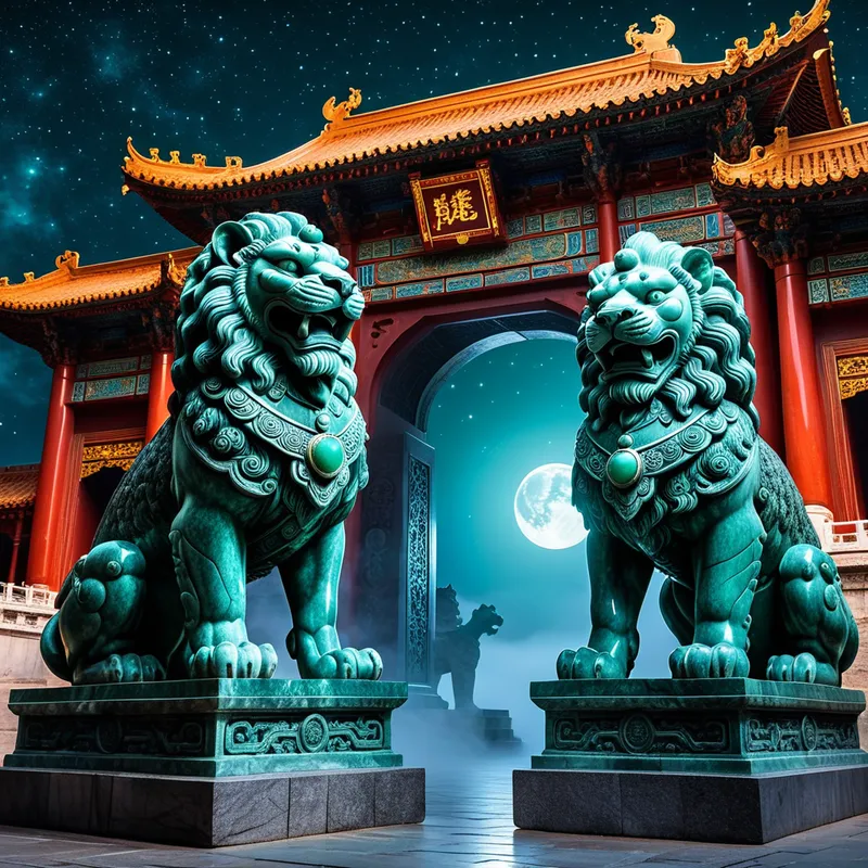 Imperial Guardian Lions Myth Meaning & Symbolism