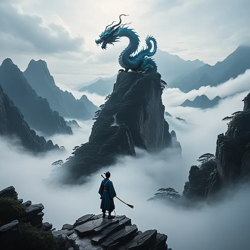 Ink Wash Painting Myth Meaning & Symbolism