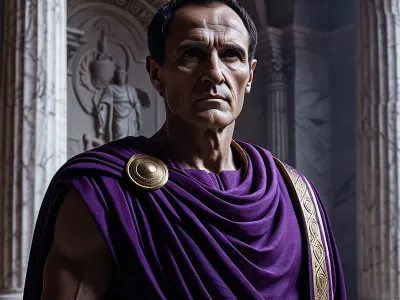Julius Caesar's Purple Toga Myth Meaning & Symbolism