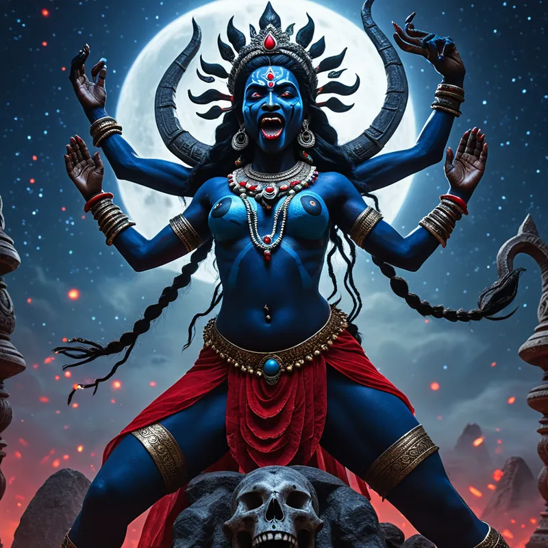 Kali's Tongue Myth Meaning & Symbolism