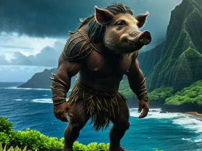 Kamapua'a the Pig God Myth Meaning & Symbolism