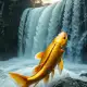 Koi ascending waterfalls Myth Meaning & Symbolism