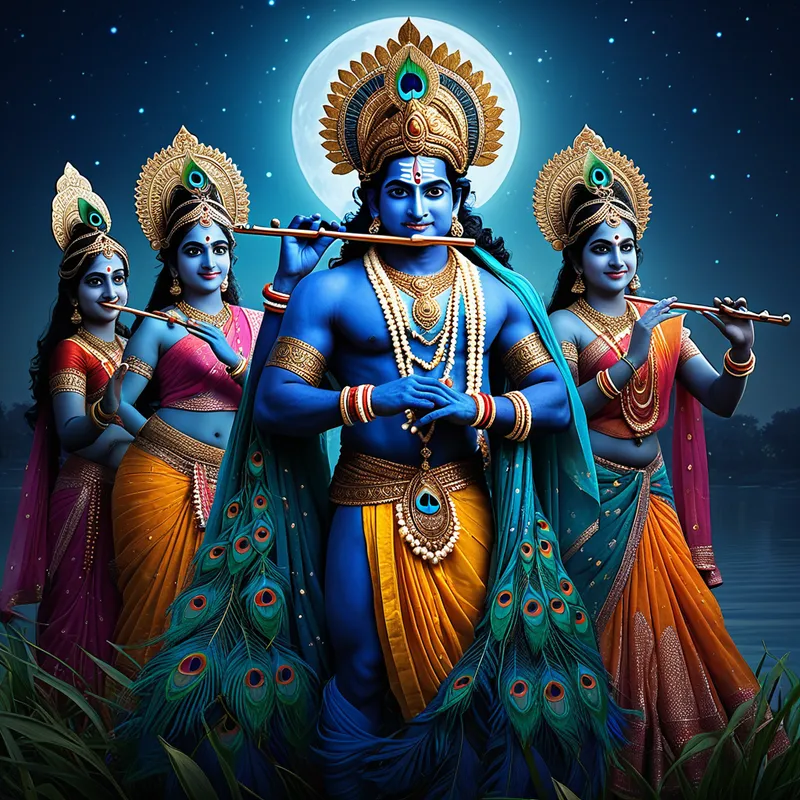 Krishna and the Gopis Myth Meaning & Symbolism