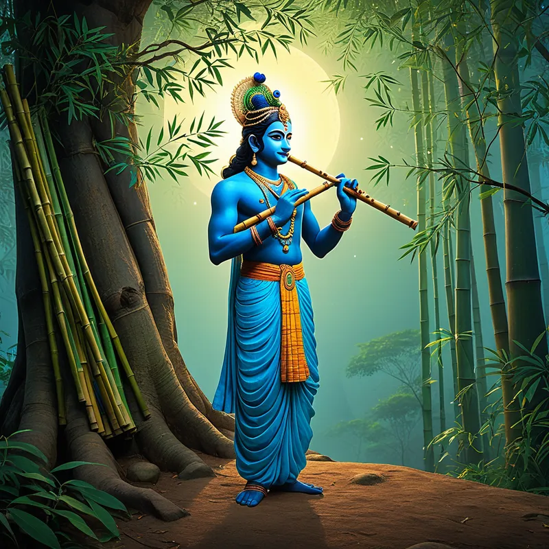 Krishna's Flute Myth Meaning & Symbolism