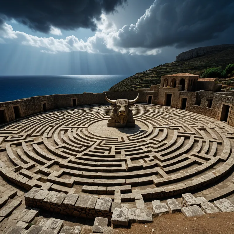 Labyrinth of Minos Myth Meaning & Symbolism