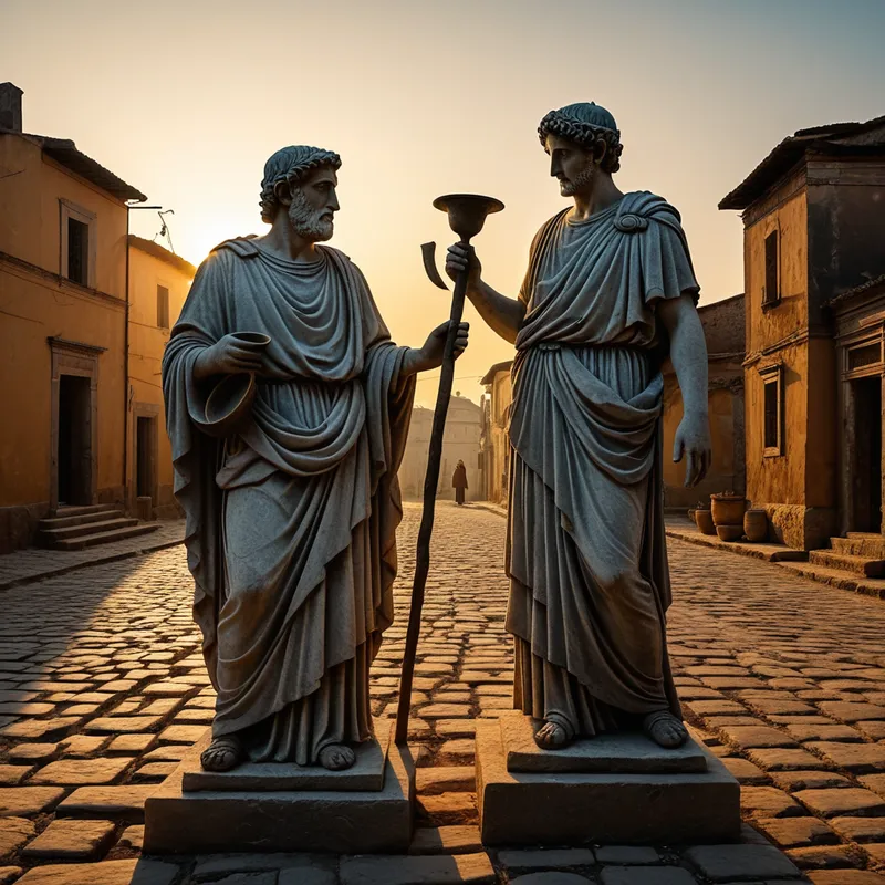 Lares Compitales Myth Meaning & Symbolism