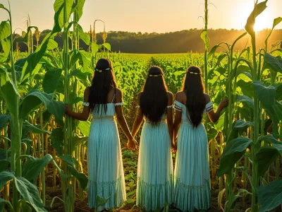 Mats of the Three Sisters Myth Meaning & Symbolism