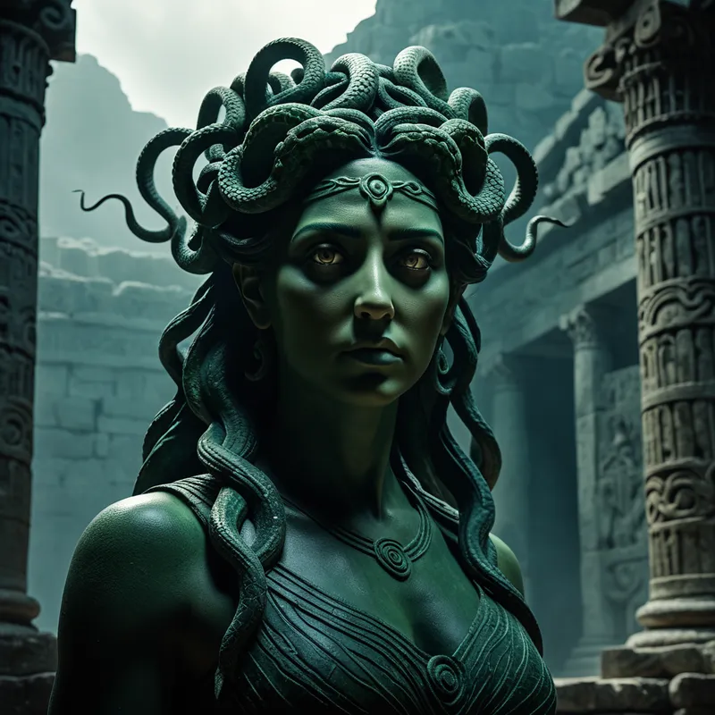 Medusa's Gaze Myth Meaning & Symbolism
