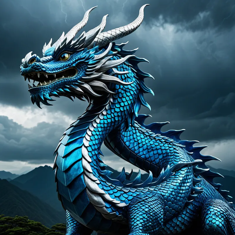 Mirine the Blue Dragon Myth Meaning & Symbolism