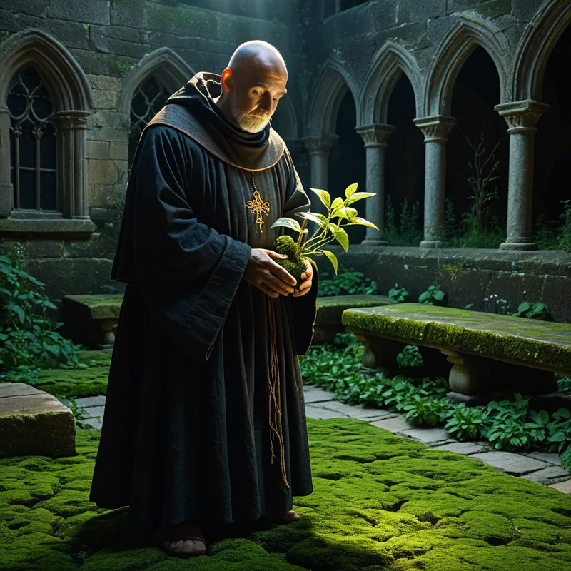 Monastic Herbalists Myth Meaning & Symbolism