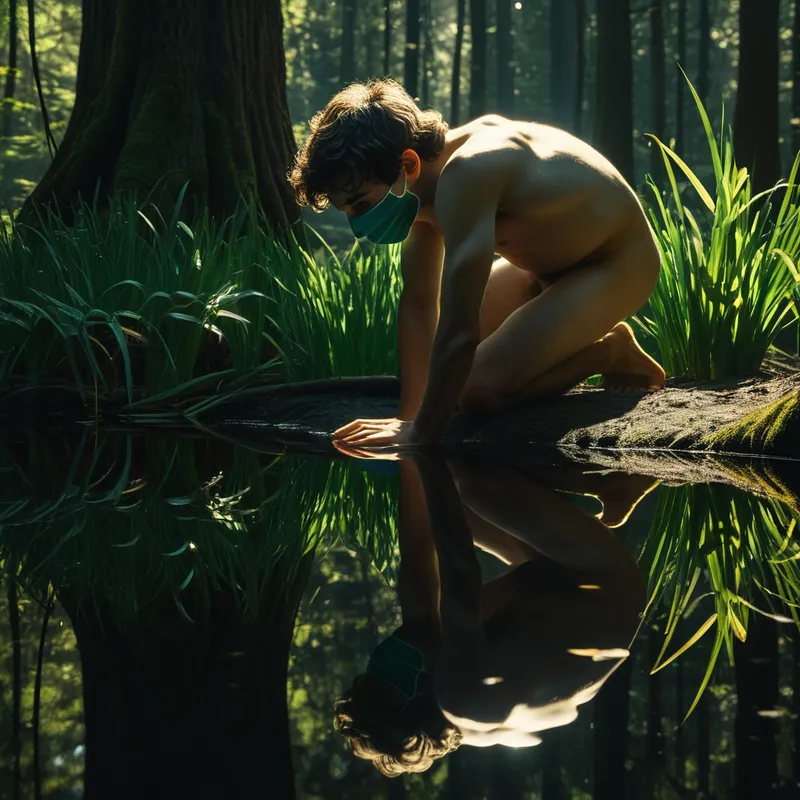 Narcissus at the pool Myth Meaning & Symbolism