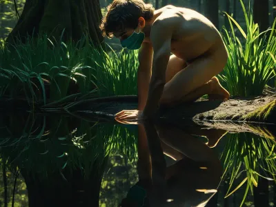 Narcissus at the pool Myth Meaning & Symbolism