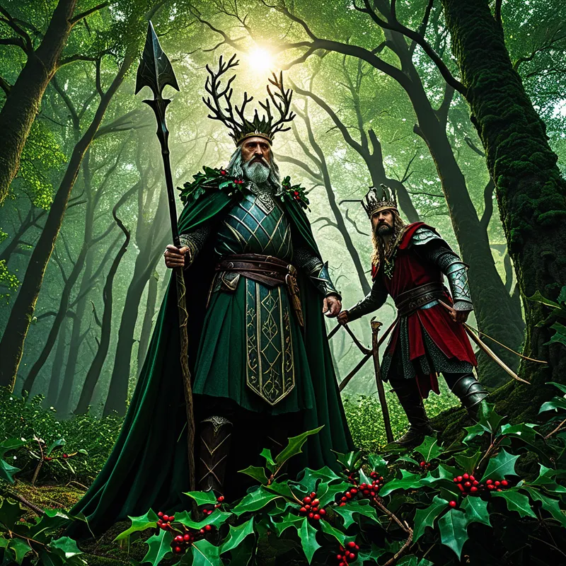 Oak King and Holly King Myth Meaning & Symbolism