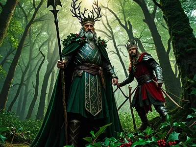 Oak King and Holly King Myth Meaning & Symbolism