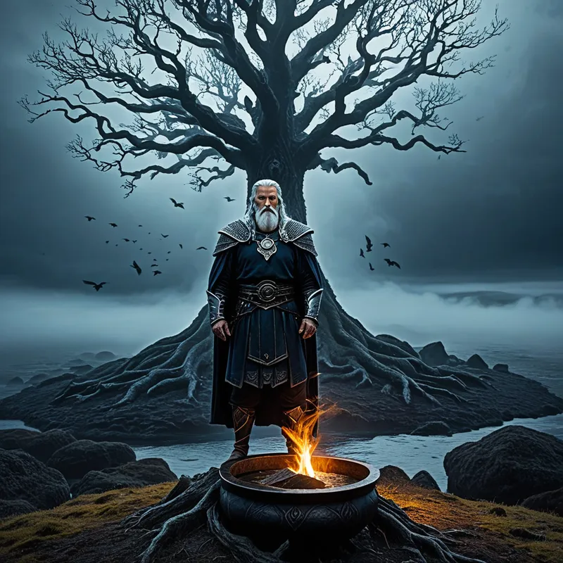 Odin at Hvergelmir Myth Meaning & Symbolism