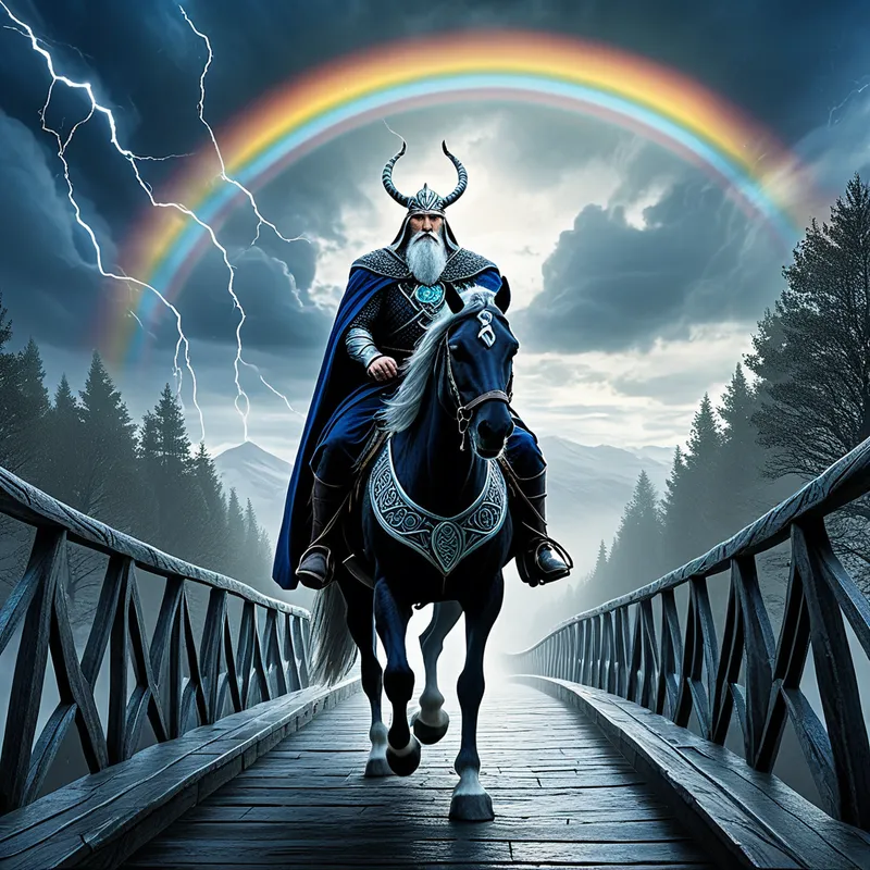 Odin on Sleipnir Myth Meaning & Symbolism