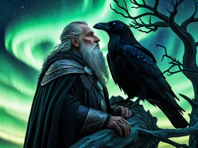 Odin's Ravens Myth Meaning & Symbolism