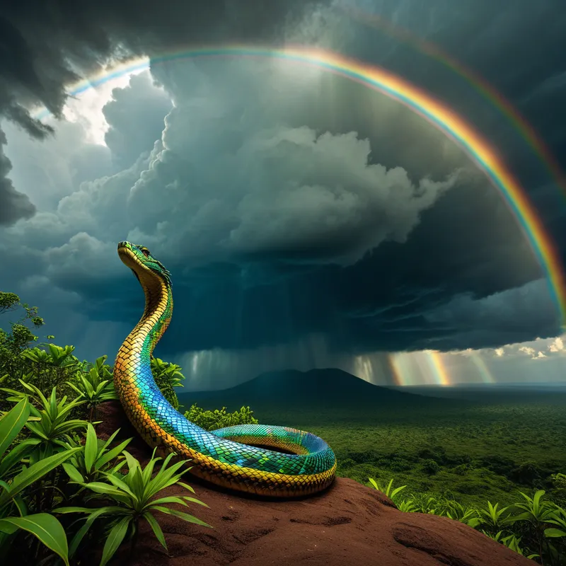 Oshumare the Rainbow Serpent Myth Meaning & Symbolism