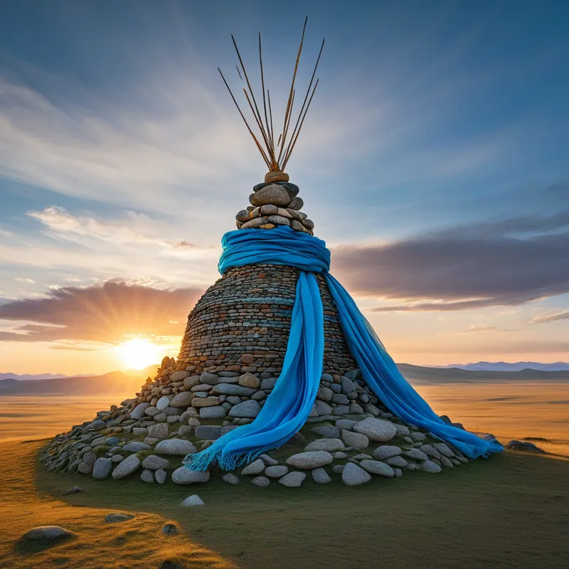 Ovoo Spirit Mound Myth Meaning & Symbolism