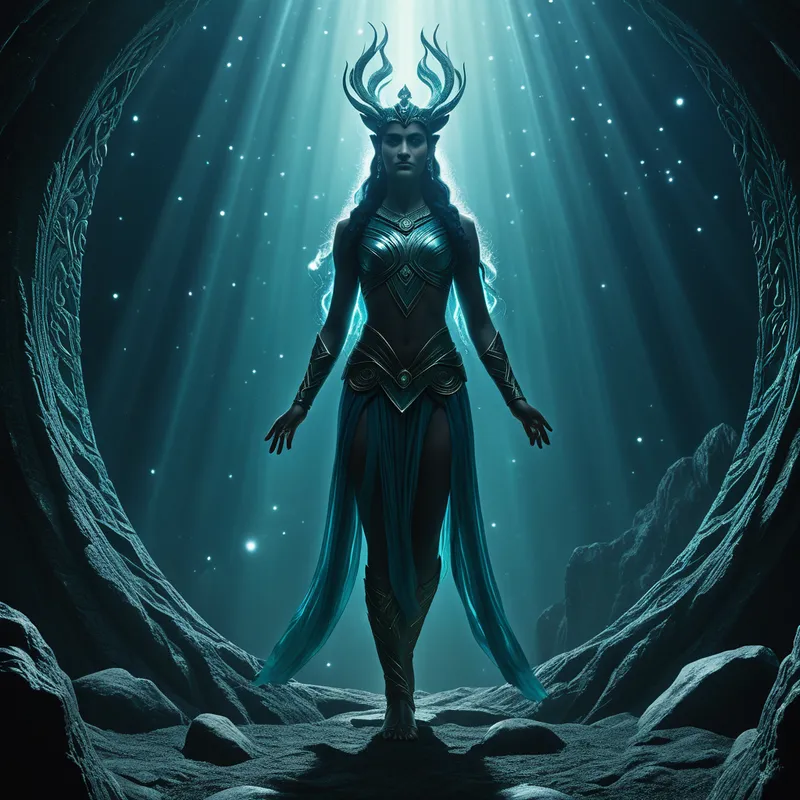 Oya and the Buffalo Skin