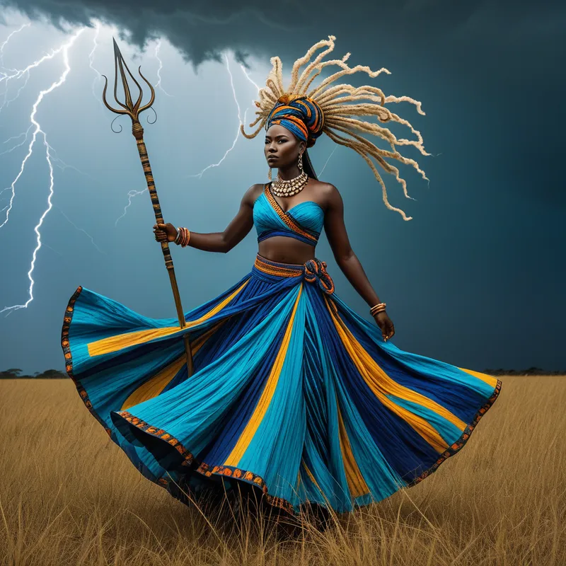 Oya's Nine Skirts Myth Meaning & Symbolism