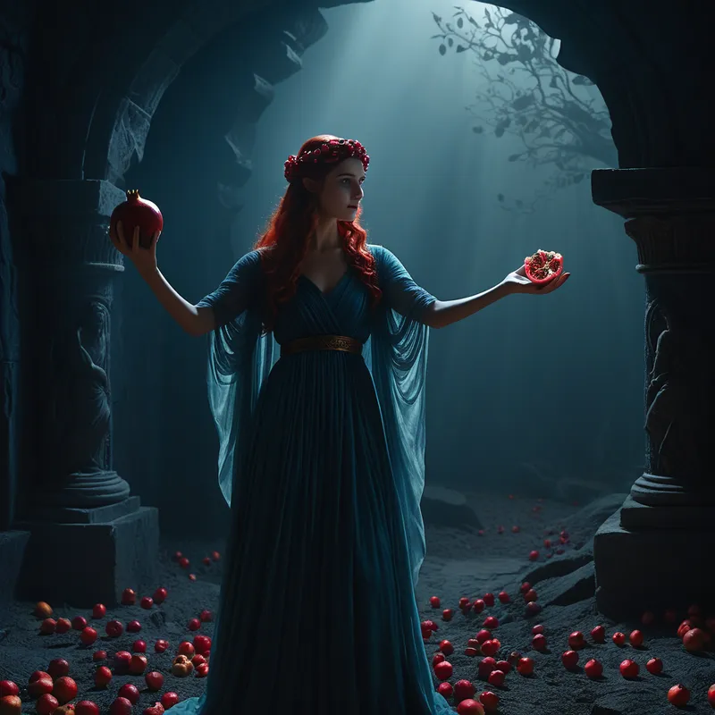 Persephone's Pomegranate Myth Meaning & Symbolism