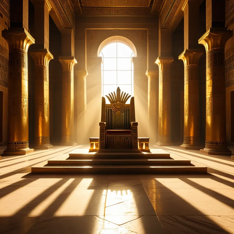 Pharaoh's empty throne Myth Meaning & Symbolism