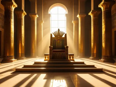 Pharaoh's empty throne Myth Meaning & Symbolism