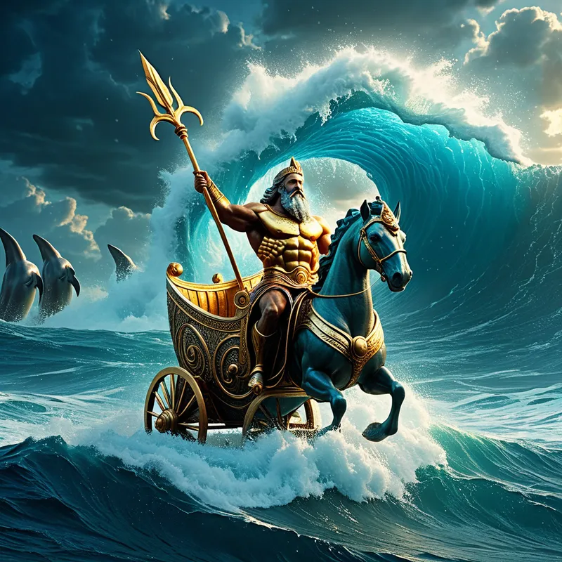 Poseidon's Chariot Myth Meaning & Symbolism