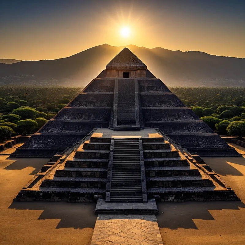 Pyramid of the Sun at Teotihuacan Myth Meaning & Symbolism