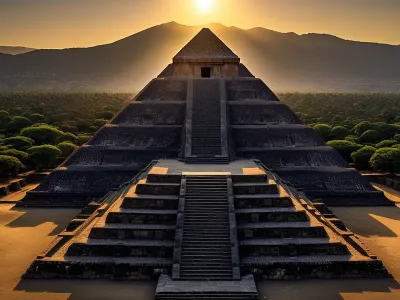 Pyramid of the Sun at Teotihuacan Myth Meaning & Symbolism