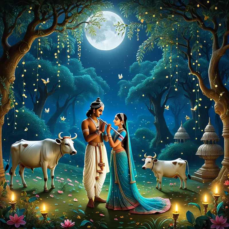Radha and Krishna Myth Meaning & Symbolism