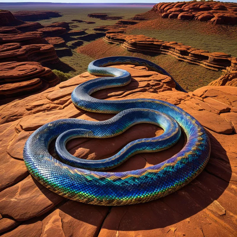 Rainbow Serpent Myth Meaning & Symbolism