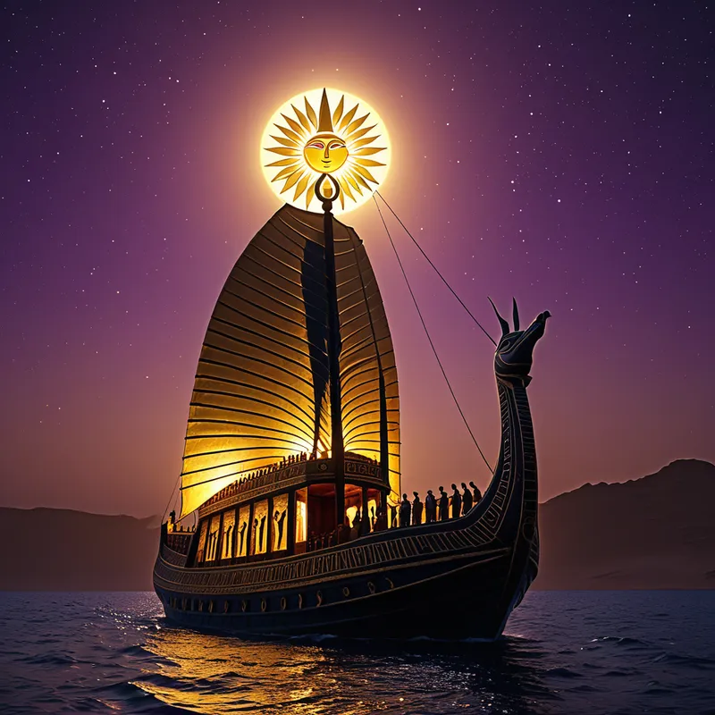 Ra's Solar Barge Myth Meaning & Symbolism