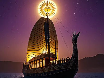 Ra's Solar Barge Myth Meaning & Symbolism