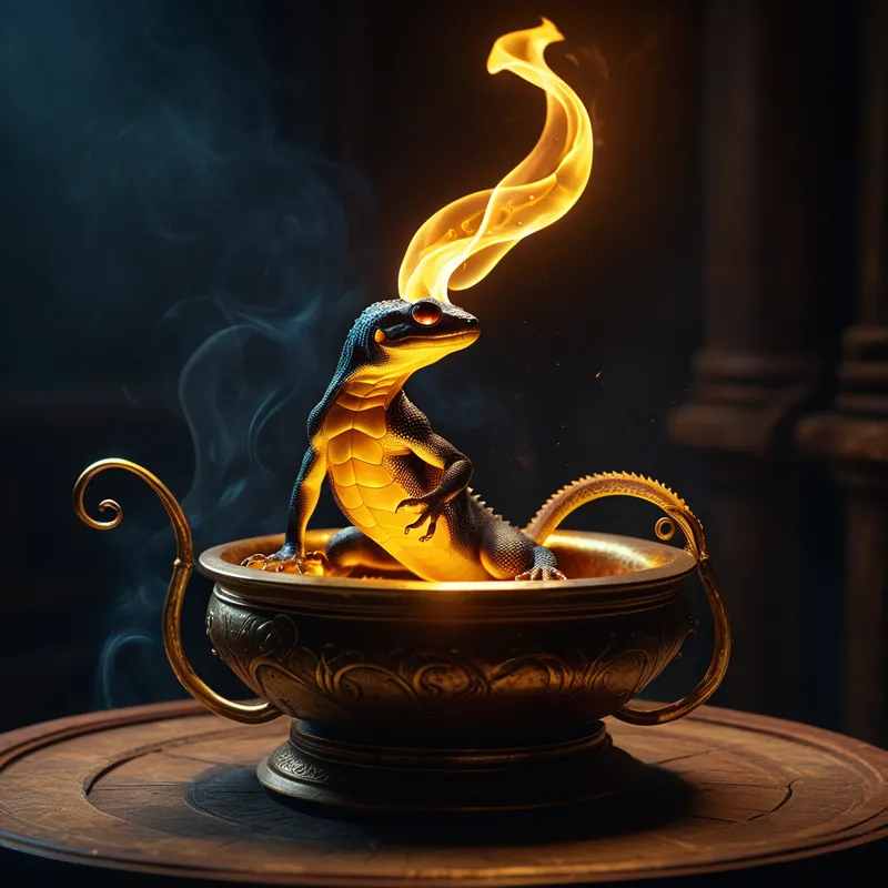 Salamander Myth Meaning & Symbolism