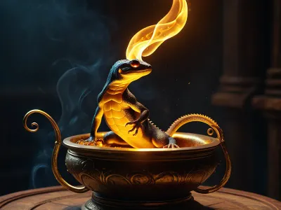 Salamander Myth Meaning & Symbolism