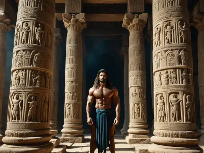 Samson and the Temple Pillars Myth Meaning & Symbolism