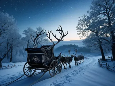 Santa Claus's Sleigh Myth Meaning & Symbolism