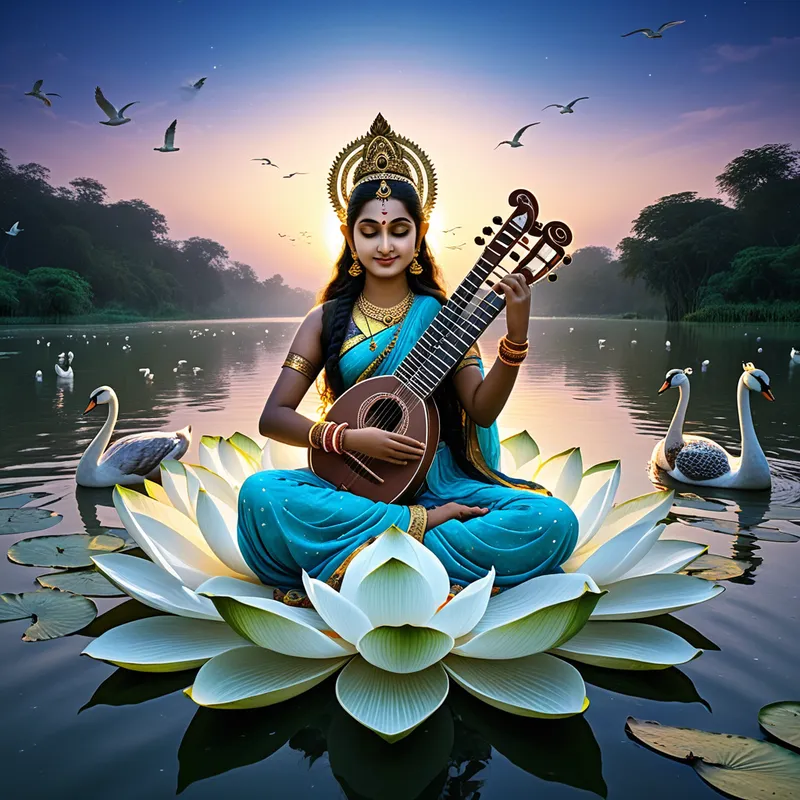 Saraswati River Myth Meaning & Symbolism