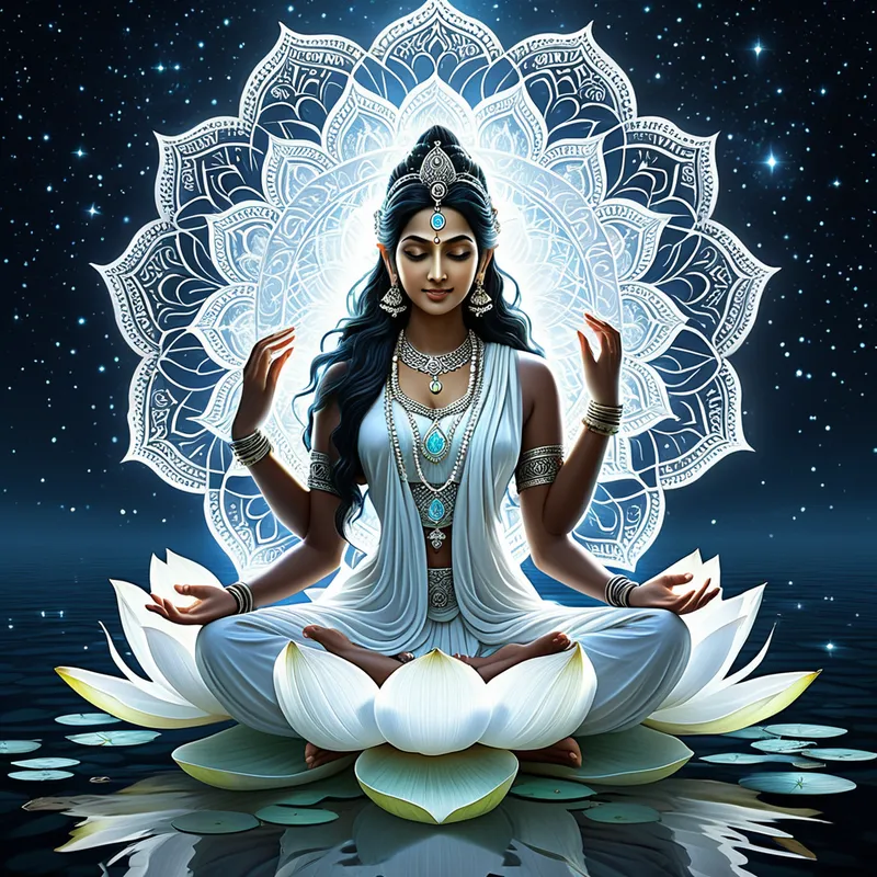 Saraswati's Crystal Myth Meaning & Symbolism