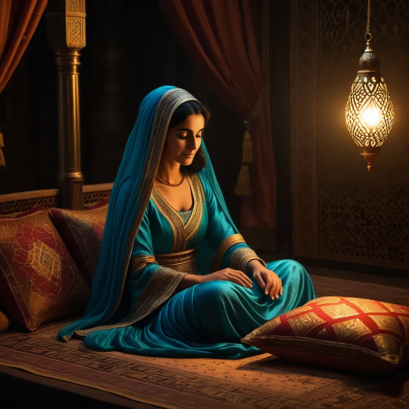 Scheherazade from One Thousand Myth Meaning & Symbolism