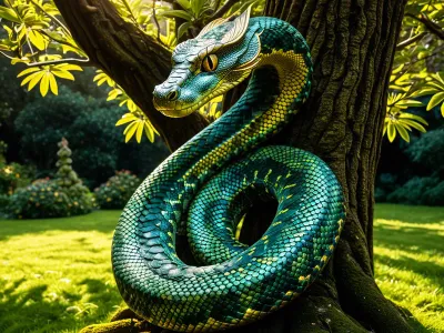 Serpent in Eden Myth Meaning & Symbolism