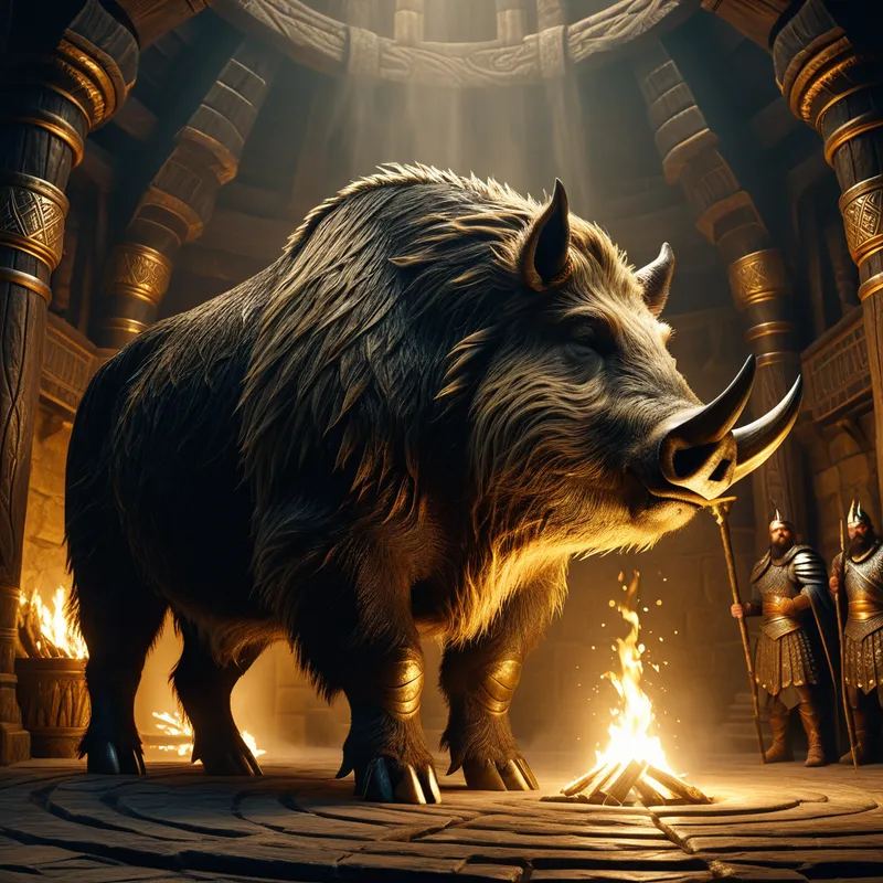 Sæhrímnir Myth Meaning & Symbolism