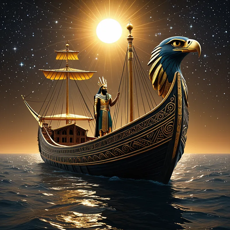 Solar Barque Myth Meaning & Symbolism