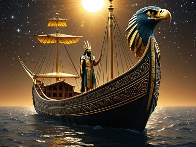 Solar Barque Myth Meaning & Symbolism
