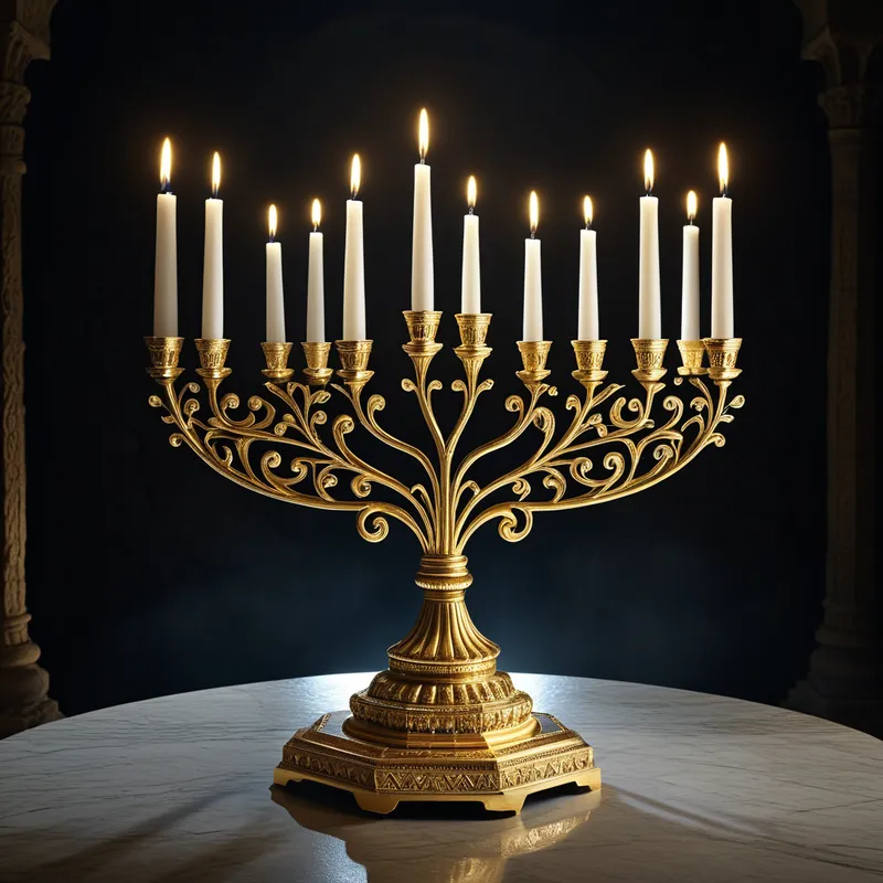 Temple Menorah Myth Meaning & Symbolism
