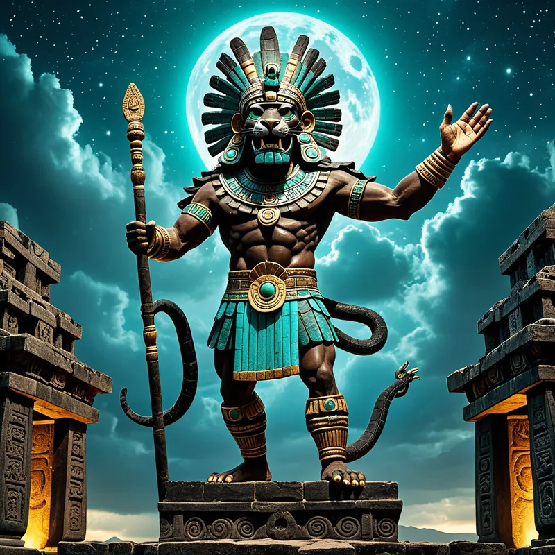 Tezcatlipoca's Smoking Mirror Myth Meaning & Symbolism